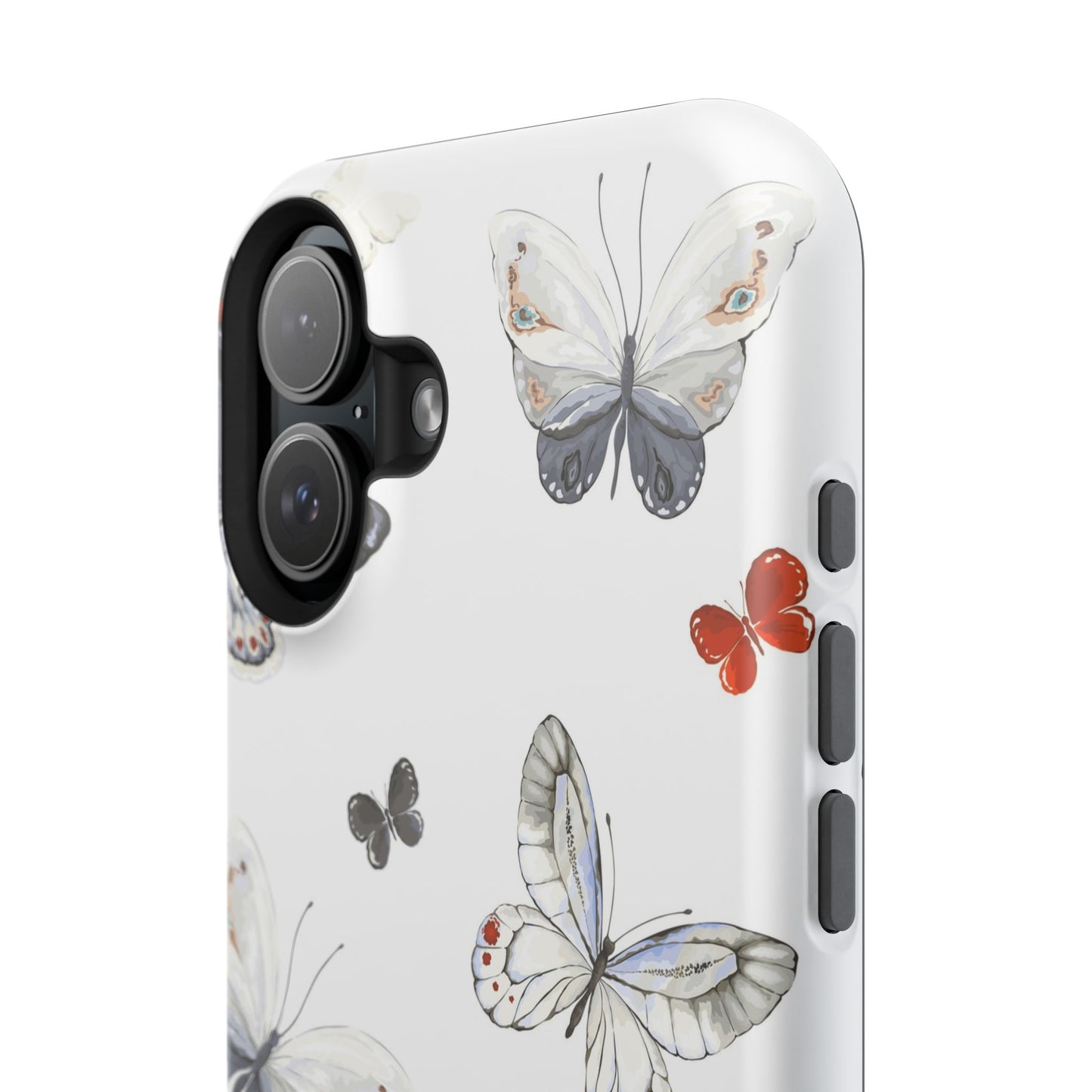 Butterfly Impact-Resistant Phone Case, Elegant Phone Cover, Gifts for Her, Nature Lovers, Eco-friendly Design, Cute Butterfly Case