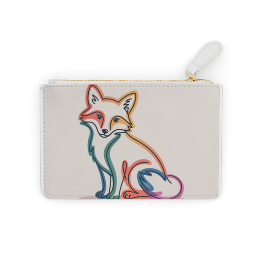 Colorful Fox Mini Clutch Bag - Stylish & Compact Accessory