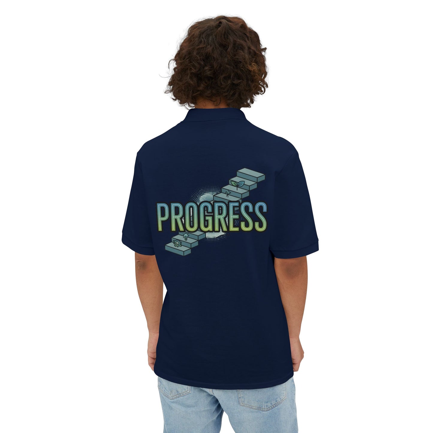 Men's Piqué Polo Shirt - Progress Theme Casual Wear