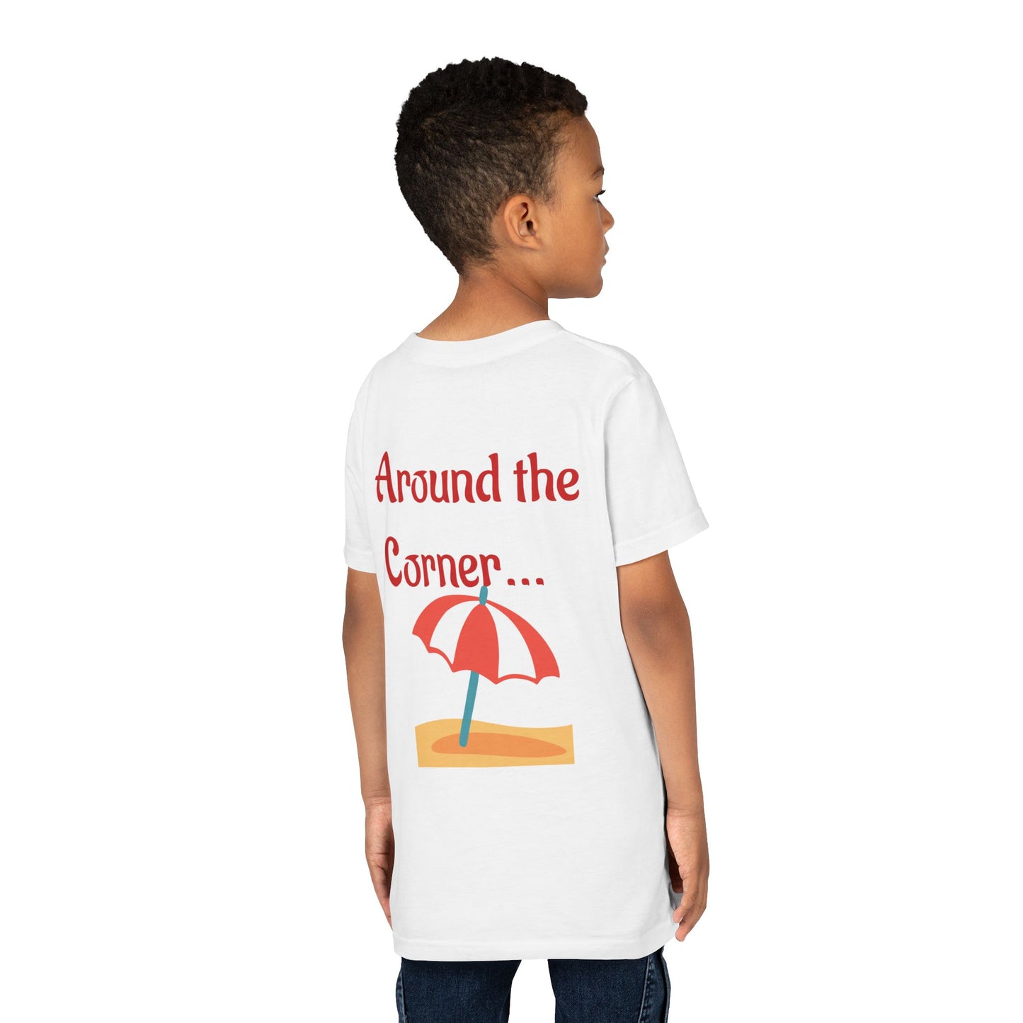 Youth Summer Vibe Tee, Kids Beach Tee